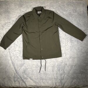 Dixxon Flannel Company Men's L Ground Up Customs Forest Green Windbreaker NWOT